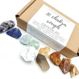 10 Chakra Healing Rough Crystal Kit