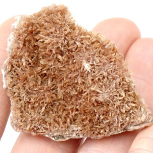 Inesite, Calcite Crystal Specimen 6cm RA03 INC1 detail 2